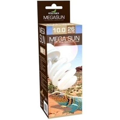 Savannah Mega Sun lampe reptiles UVA-UVB 10.0 - 26 W Reptiles-Planet - Спирална лампа за терариум Mega Sun 26 W