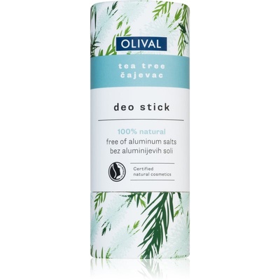 Olival Natural Tea Tree дезодорант-стик без съдържание на алуминиеви соли 40 гр