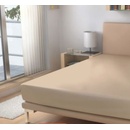 Polášek prostěradlo froté exklusive bílá káva 90x200