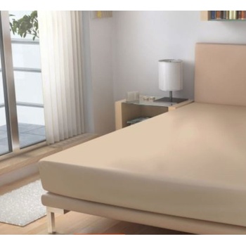 Polášek prostěradlo froté exklusive bílá káva 90x200