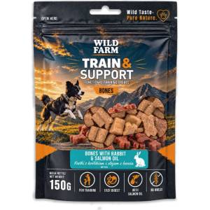WILD FARM Train with Support Кубчета със заек, сьомга и сьомгово масло 150 г