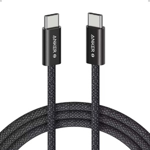 Anker Кабел с бързо зареждане за устройства с USB-C порт - Anker Zolo USB-C to USB-C Cable 240W (180 см) (черен) (A8060H12)