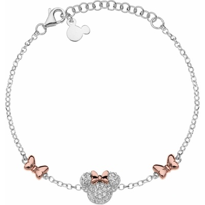 Disney Krásný stříbrný bicolor náramek Minnie Mouse BS00041TZWL55.CS