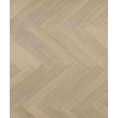 Dabex Herringbone Dub Natur cotton white waxoil 2,058 m²