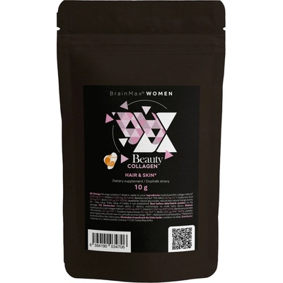 BrainMax Women Beauty Fish Collagen morský rybí kolagen Naticol lesná mango 10 g