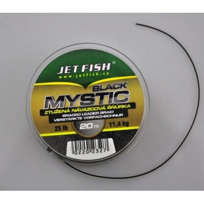 JET FISH šnúra BLACK Mystic 25lb 20m