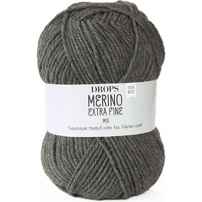 Příze DROPS Merino Extra Fine mix 06 - hnědá