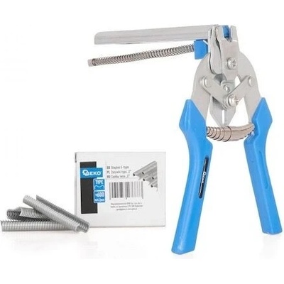 GEKO Kleště pro uchycení pletiva pomocí sponek+600ks sponek typu E G33210 – Zbozi.Blesk.cz