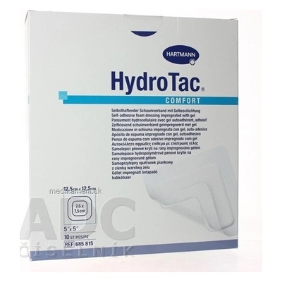 HydroTac Comfort krytie na rany penové hydropol. impregnované gélom samolepiace10 ks