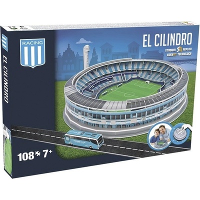 Nanostad 3D puzzle fotbalový stadion Argentina El Cilindro Racing Club 108 ks