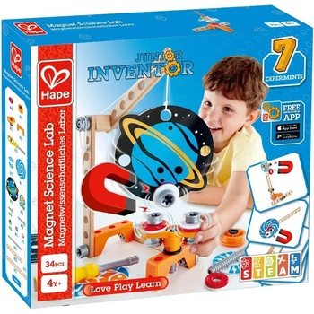 Hape Junior Inventor Vědecká laboratoř 7 experimentů s magnety