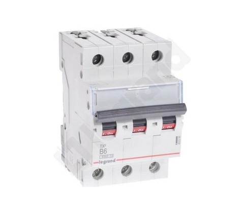 Legrand TX3 3P B6 6000A