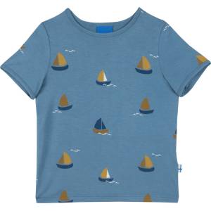 finkid Детска тениска Finkid Kid's Ilta Sun T-shirt - Bluestone - размер 140/150 (704-5778-0117)