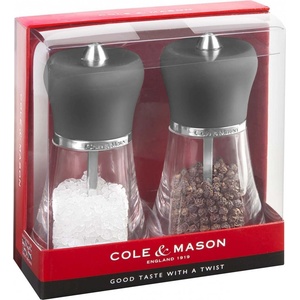 Cole & mason (Англия) Комплект мелнички за сол и пипер COLE & MASON NAPOLI - 12 см (Cole & Mason H 358F80)