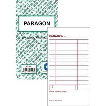 Baloušek Tisk ET005 Paragon nečíslovaný 50 listů