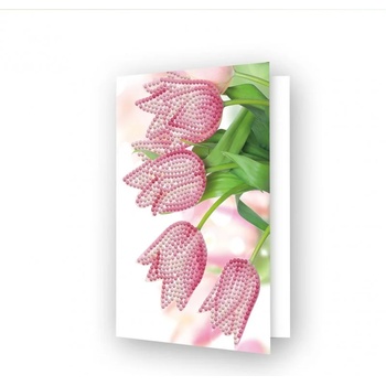 Image 1 of Diamond dotz Романтични лалета - диамантена картичка ddg. 036