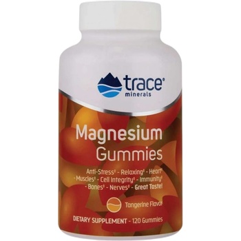 Image 1 of Trace Minerals Magnesium Gummies 84 mg [120 желирани бонбони] Мандарина