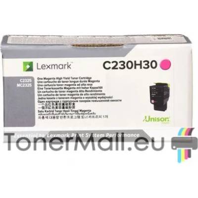 Lexmark Оригинална тонер касета LEXMARK C230H30 Magenta