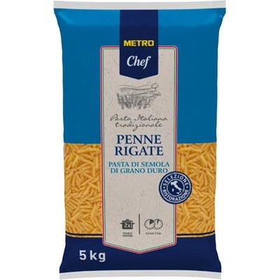 Metro Chef Penne Rigate těstoviny semolinové 5 kg