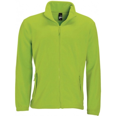 Sol's NORTH pánska fleecová mikina SL55000 Lime