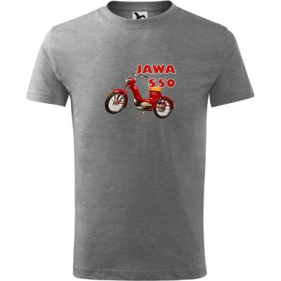 Tričko Jawa 550 sivá