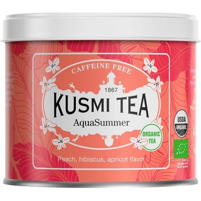 Kusmi Tea AquaSummer sypaný čaj v kovové dóze 100 g