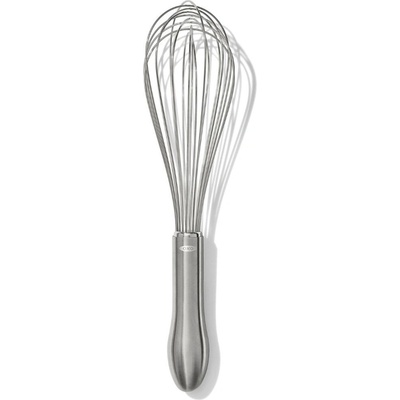 Metla STEEL 29 cm, stříbrná, nerezová ocel, OXO