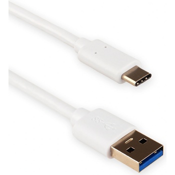 4World 10327 USB C - USB 3.0 AM 2m, bílý