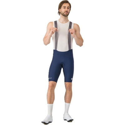 Castelli pánské s laclem Espresso 2 modrá