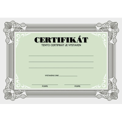 Certifikát diplom A5