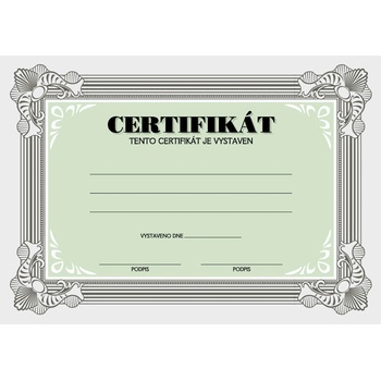 Diplom A4 Certifikát bez textu