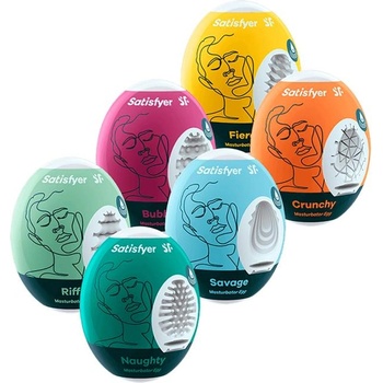 Image 1 of Satisfyer Комплект 6 броя яйца мастурбатори Satisfyer