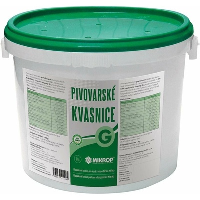 MIKROP Pivovarské kvasnice granulované 5 kg