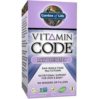 Garden of Life Vitamin Code RAW Prenatal, 180 капсули, Garden of Life (38419)