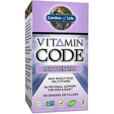 Garden of Life Vitamin Code RAW Prenatal, 180 капсули, Garden of Life (38419)