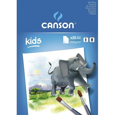 Canson Kids kresliaci blok 200 g/m² 20 listov A4 lepený