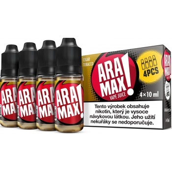 Aramax 4Pack Cigar Tobacco 4 x 10 ml 3 mg