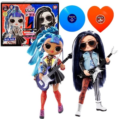 MGA L.O.L. Surprise! O.M.G. Remix Veľké sestry Punk Grrrl a Rocker Boi