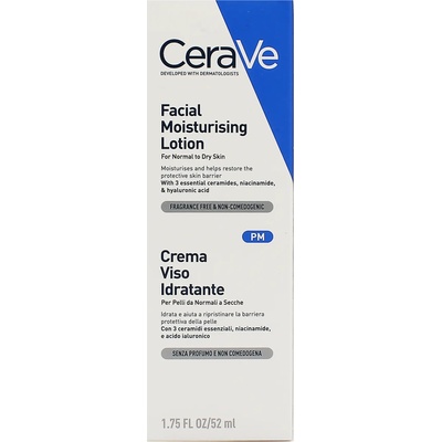 CeraVe Facial Moisurising Lotion хидратираща грижа за кожата за нормална до суха кожа 52 мл