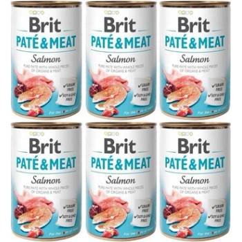 Brit Paté & Meat Dog Salmon 6 x 400 g