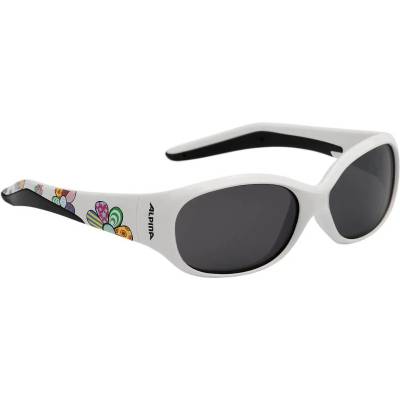 Alpina Детски слънчеви очила Alpina Flexxy Kids Black S3 Sunglasses - White Flower / Black - размер One Size (205-0355-0811)