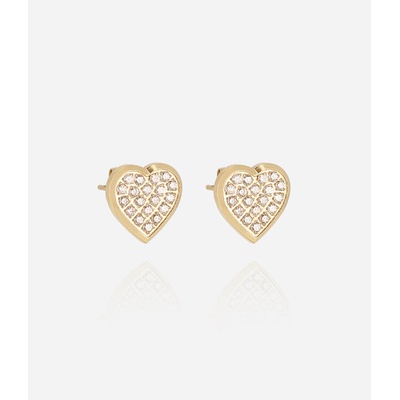 ZAG Bijoux Oceľové náušnice v tvare srdca SEP26973-01WHT