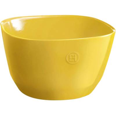 Emile henry (Франция) Квадратна керамична купа за салата EMILE HENRY Salad Bowl L - 26 х 26 см - жълта (EH 6596-90)