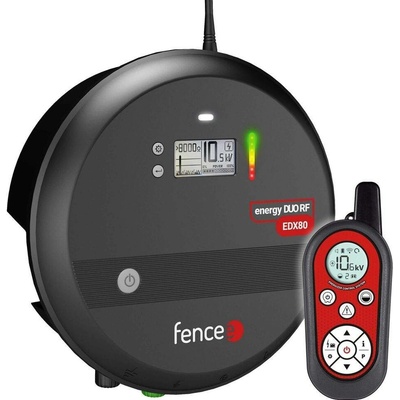fencee Sada zdroje pro elektrický ohradník energy DUO RF EDX80 s dálkovým ovladačem