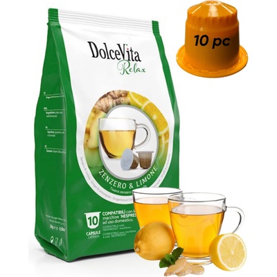 Dolce Vita Citrónový čaj so zázvorom do Nespresso 10 kusov