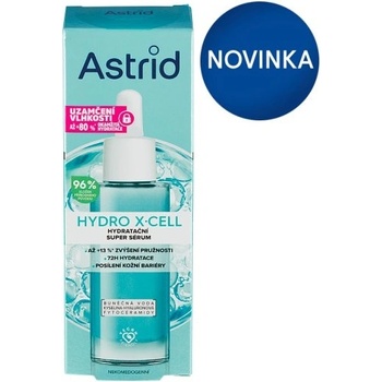 Astrid Hydro X-Cell hydratačné super sérum na zvýšenie pružnosti a hydratácie pokožky 30 ml