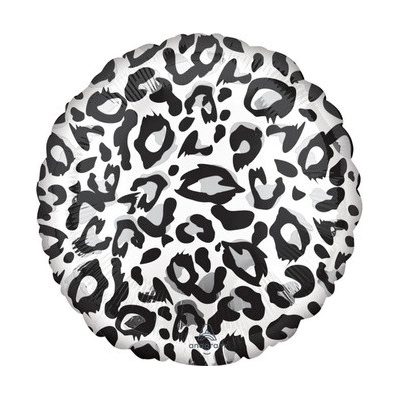 Amscan Fóliový balónekvzor-Leopard” BÍLÝ 43 cm