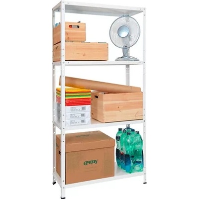 Kovona Regál Standard Eco 1800 x 750 x 300 mm 6 políc biely