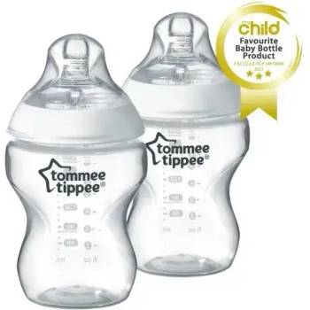 Tommee Tippee ШИШЕ ЗА ХРАНЕНЕ tommee tippee closer to nature easi vent, 260МЛ, 2БР/ОП