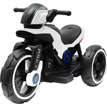 Baby Mix elektrická motorka trojkolesové Police biela